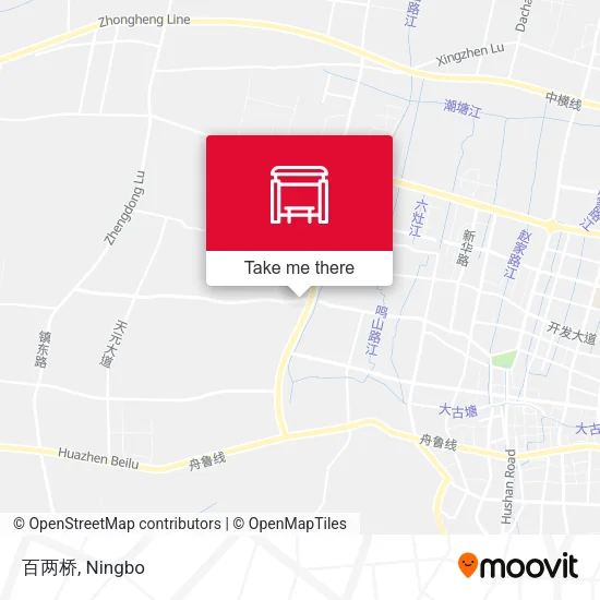 百两桥 map