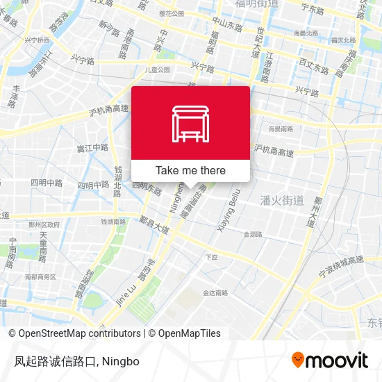 凤起路诚信路口 map