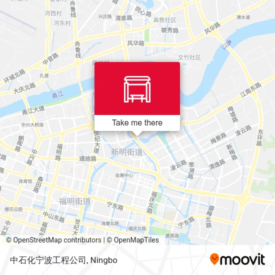 中石化宁波工程公司 map