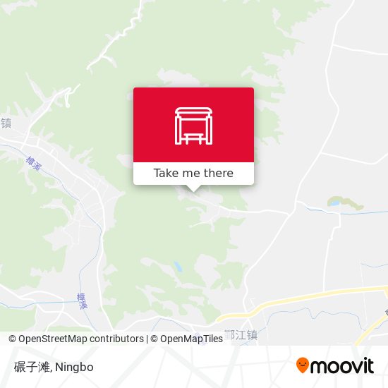 碾子滩 map
