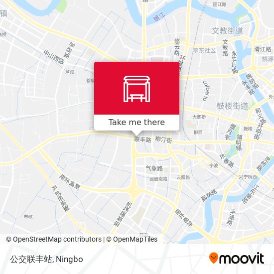 公交联丰站 map