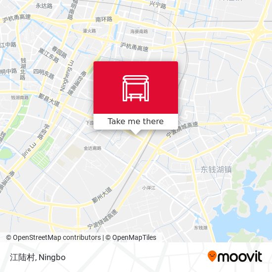 江陆村 map