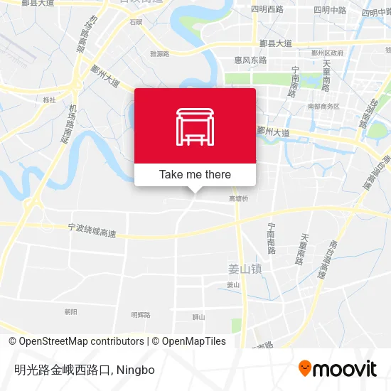 明光路金峨西路口 map