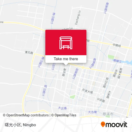 曙光小区 map
