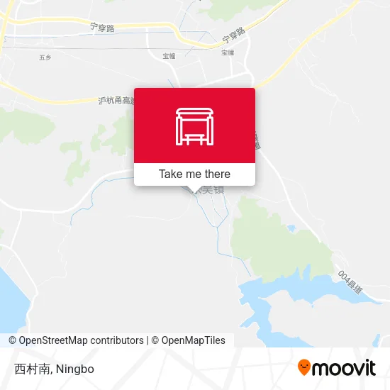 西村南 map