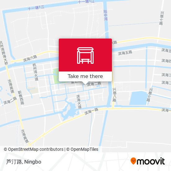 芦汀路 map