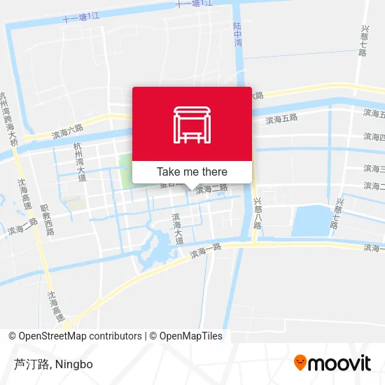芦汀路 map