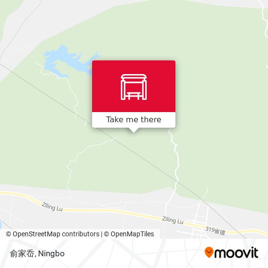 俞家岙 map