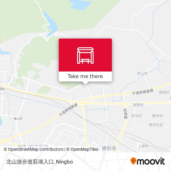 北山游步道荪湖入口 map