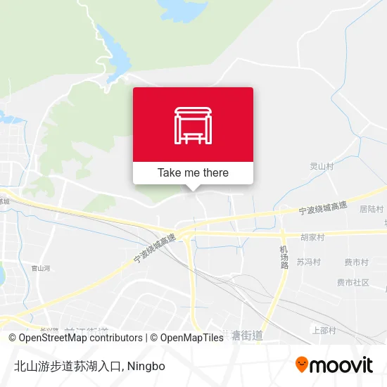 北山游步道荪湖入口 map
