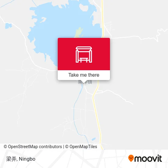 梁弄 map