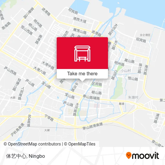 体艺中心 map