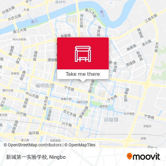 新城第一实验学校 map