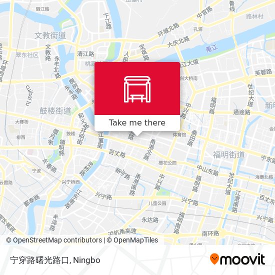 宁穿路曙光路口 map