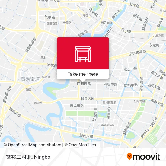 繁裕二村北 map