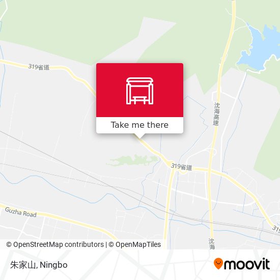 朱家山 map