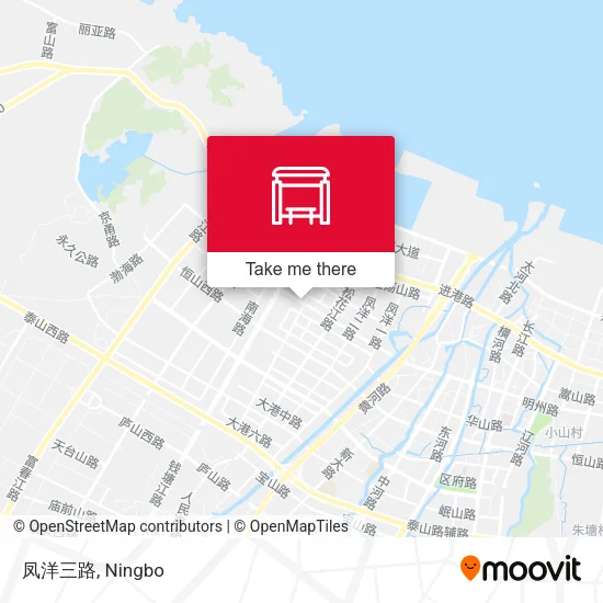 凤洋三路 map