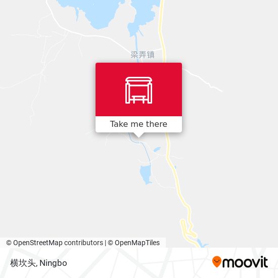 横坎头 map