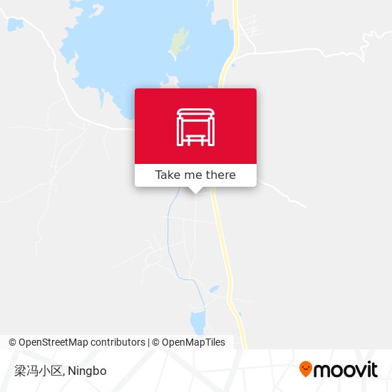梁冯小区 map