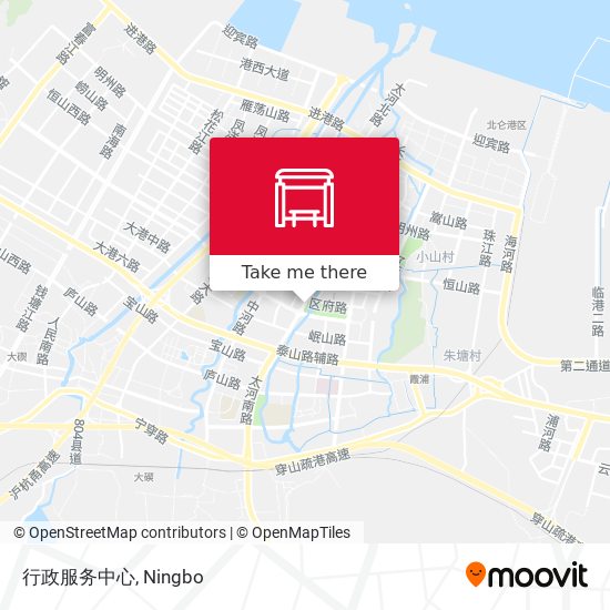 行政服务中心 map
