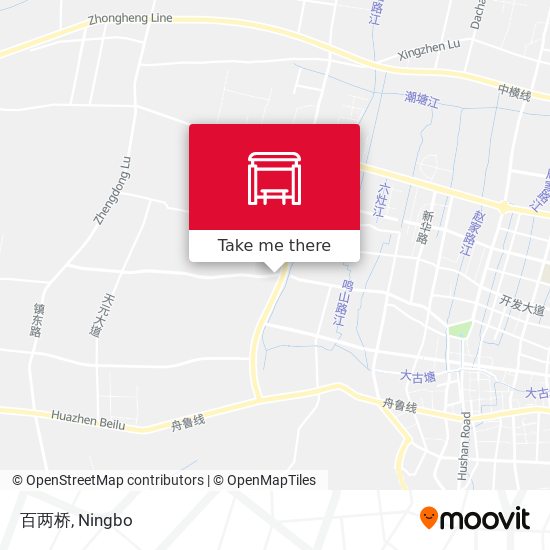 百两桥 map