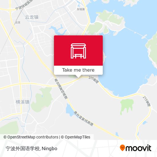 宁波外国语学校 map
