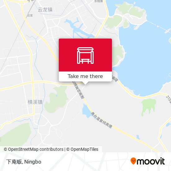 下庵畈 map