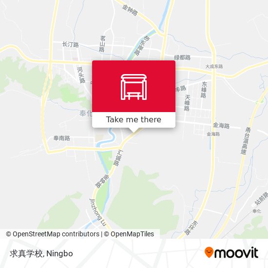 求真学校 map