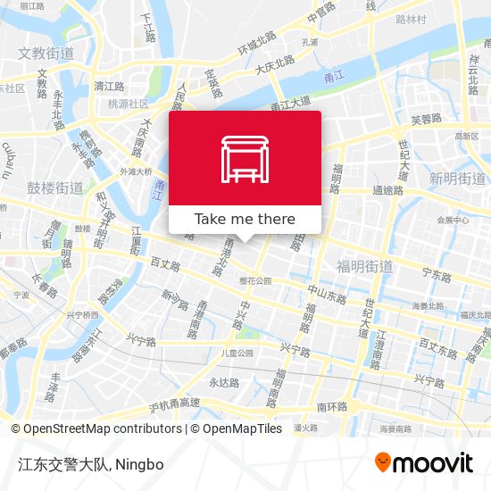 江东交警大队 map