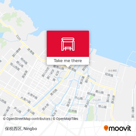 保税西区 map