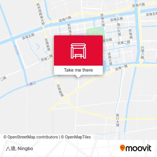 八塘 map