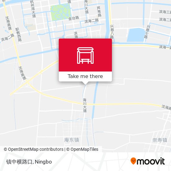 镇中横路口 map