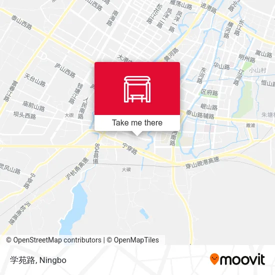 学苑路 map