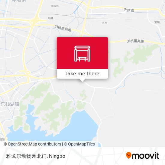 雅戈尔动物园北门 map