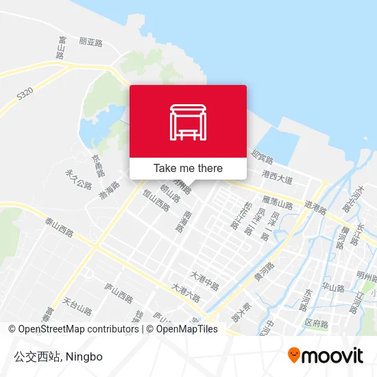 公交西站 map