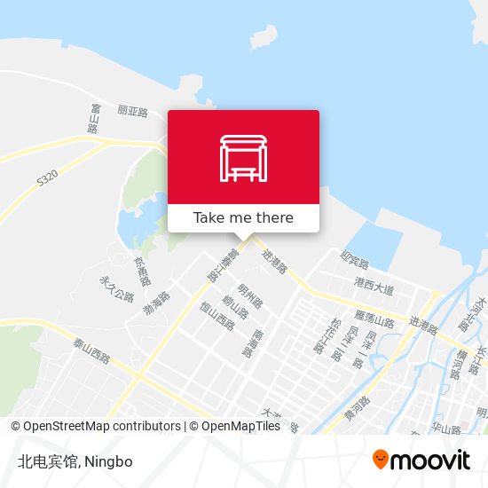 北电宾馆 map