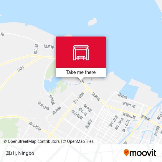 算山 map