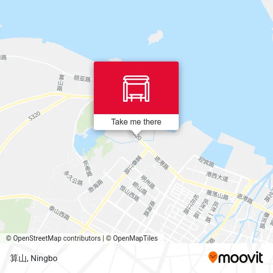 算山 map