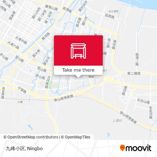 九峰小区 map