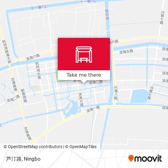 芦汀路 map