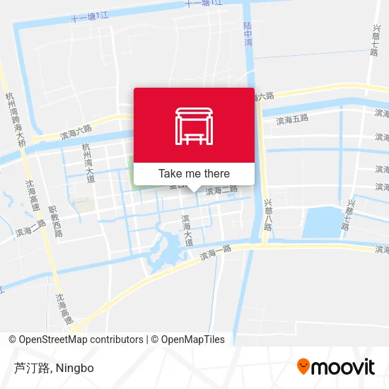 芦汀路 map
