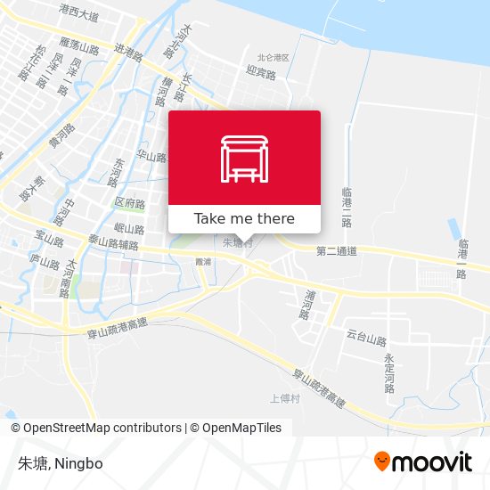 朱塘 map