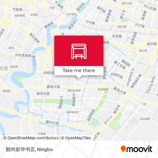 鄞州新华书店 map