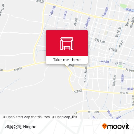 和润公寓 map