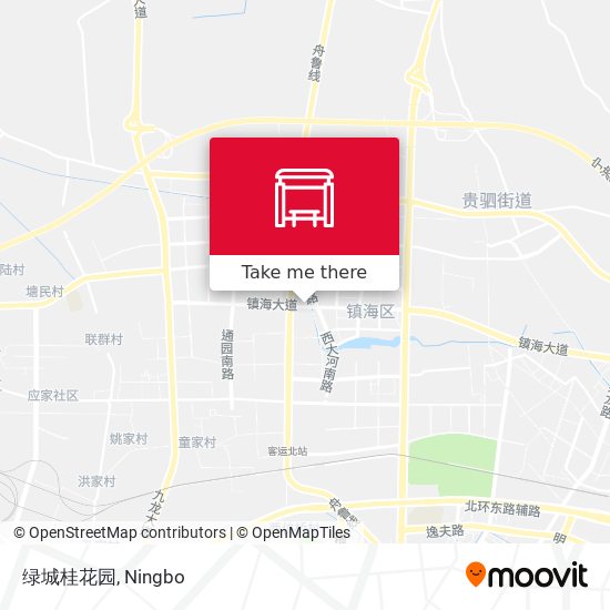 绿城桂花园 map