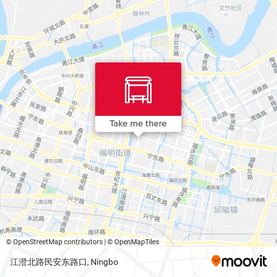 江澄北路民安东路口 map