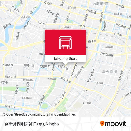创新路四明东路口(单) map