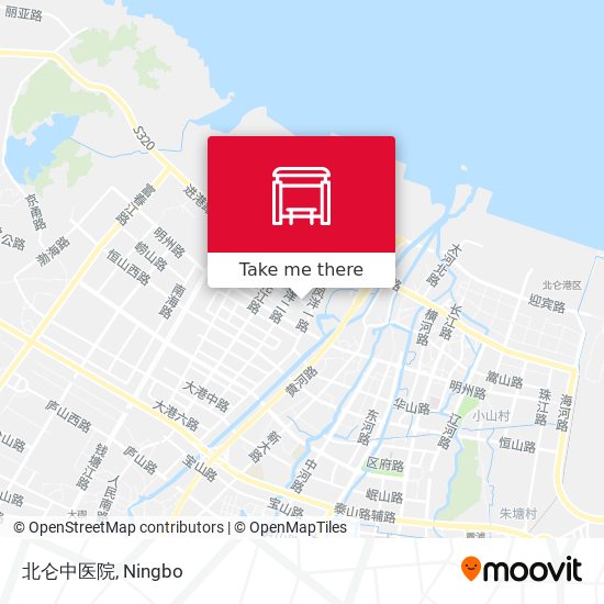 北仑中医院 map