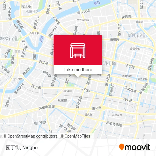 园丁街 map