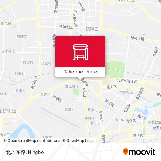 北环东路 map